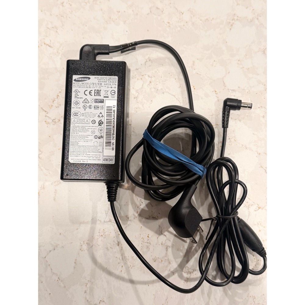 Samsung A4024_FPN AC/DC Adapter 24V 1.66A 40W Power Supply Charger Black